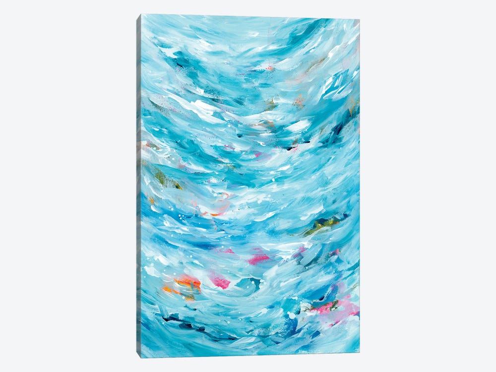 Waves Crashing III by LaDara McKinnon 1-piece Canvas Art