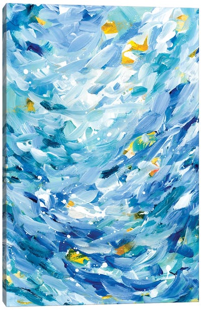 Waves Crashing I Canvas Art Print - LaDara McKinnon