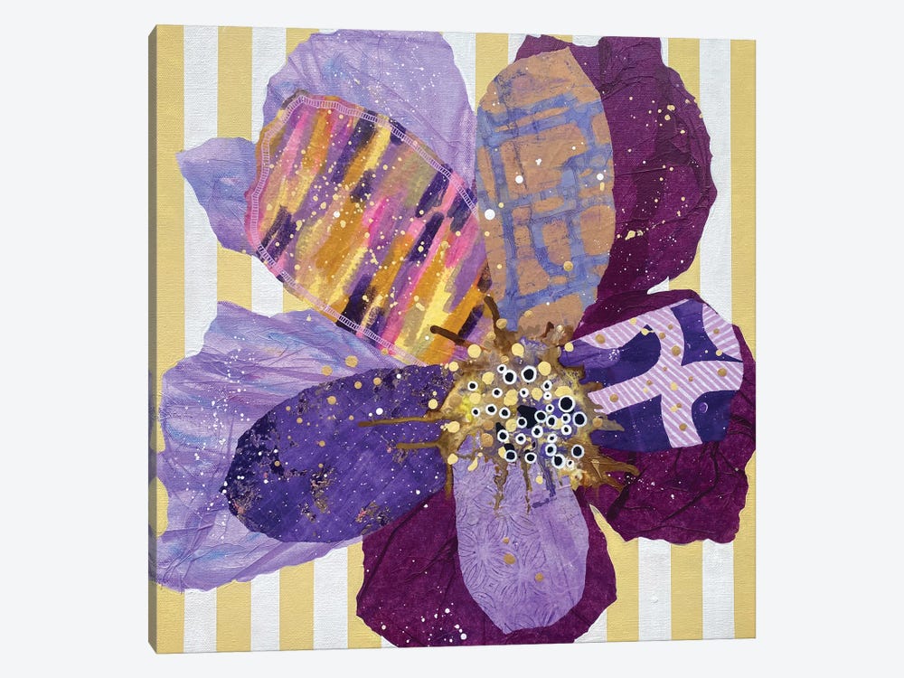 Let's Play In The Violet Garden by Leanne Daquino 1-piece Canvas Art Print