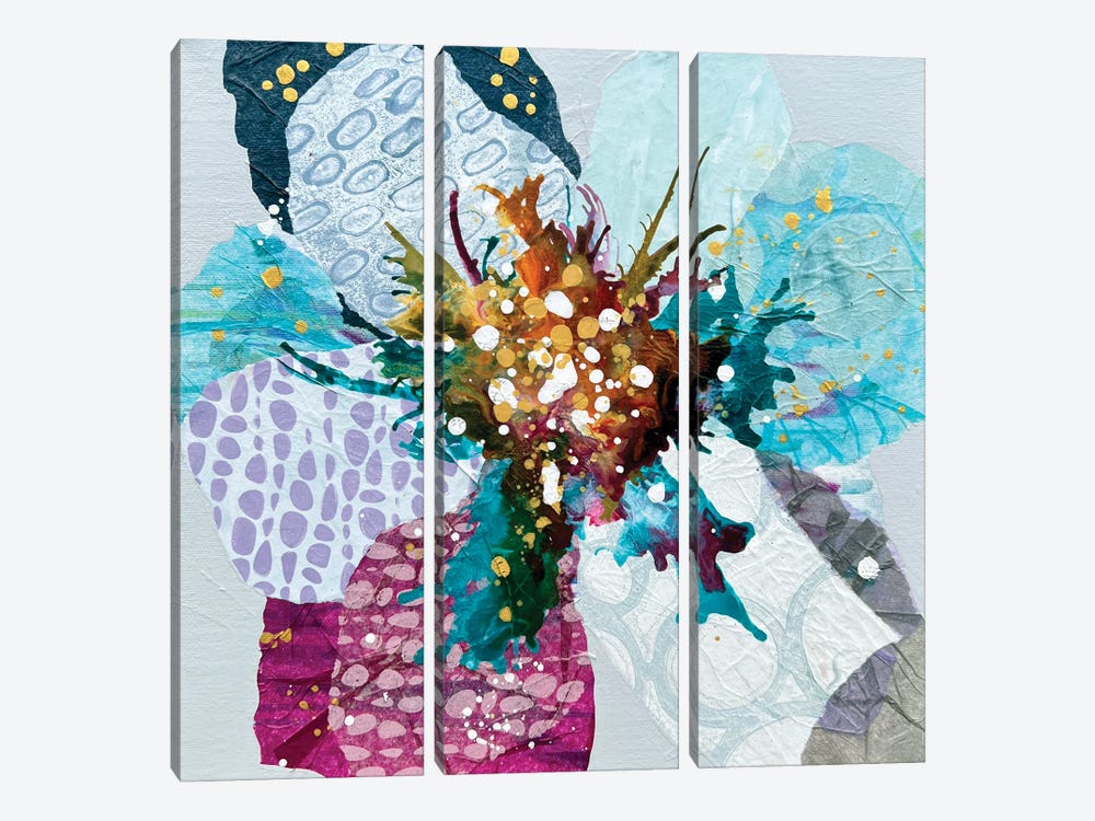 A Lovely Floral Reminder by Leanne Daquino 3-piece Canvas Wall Art