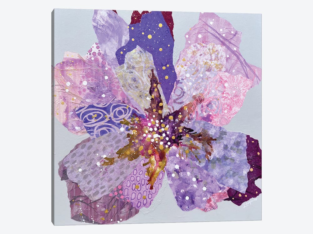 No Shrinking Violet, Blossom by Leanne Daquino 1-piece Canvas Wall Art