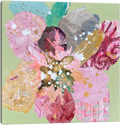 Floral Abstract Dreamscape Canvas Art Print - Leanne Daquino