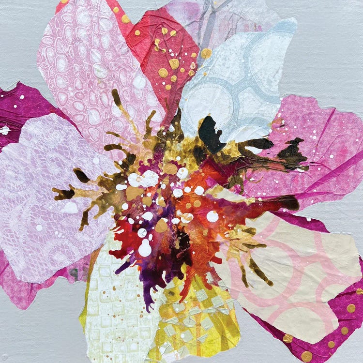 Please Be Mine, Flowers by Leanne Daquino canvas print