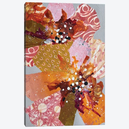 Saffron Floral Bouquet Canvas Print #LDQ47} by Leanne Daquino Canvas Art Print