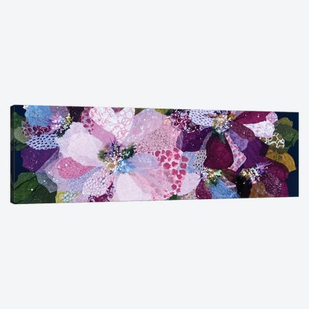 Ava's Garden Of Textured Blooms Canvas Print #LDQ4} by Leanne Daquino Canvas Art