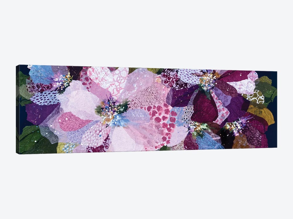 Ava's Garden Of Textured Blooms by Leanne Daquino 1-piece Canvas Art