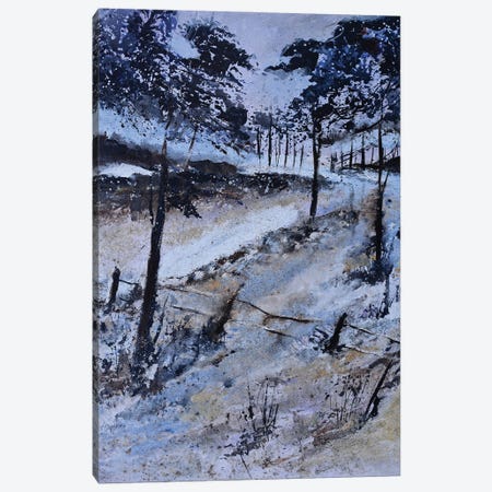Winter in the wood - 45 Canvas Print #LDT108} by Pol Ledent Canvas Art Print