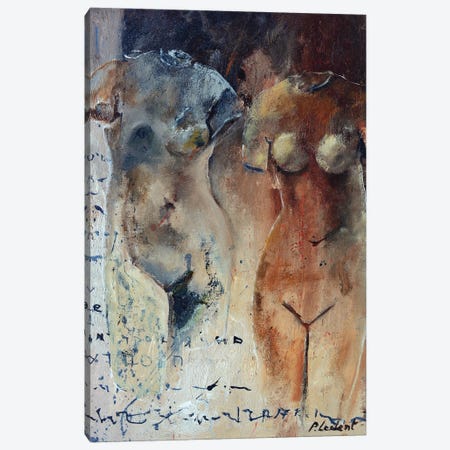 Two roman nudes Canvas Print #LDT119} by Pol Ledent Canvas Art