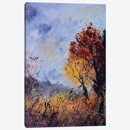 Autumnal morning Canvas Print #LDT123} by Pol Ledent Art Print