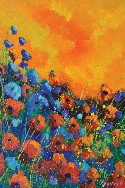 All Things Van Gogh: Orange poppies by Pol Ledent
