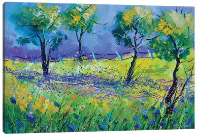 Happy spring Canvas Art Print - Artists Like Van Gogh
