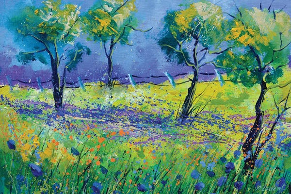 Artists Like Van Gogh: Happy spring by Pol Ledent