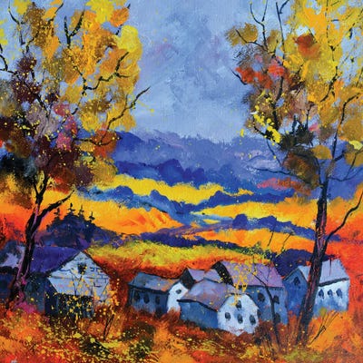 Autumn In Ouroy by Pol Ledent art print