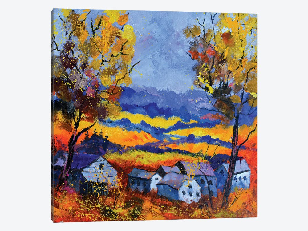 Autumn In Ouroy by Pol Ledent 1-piece Canvas Art Print