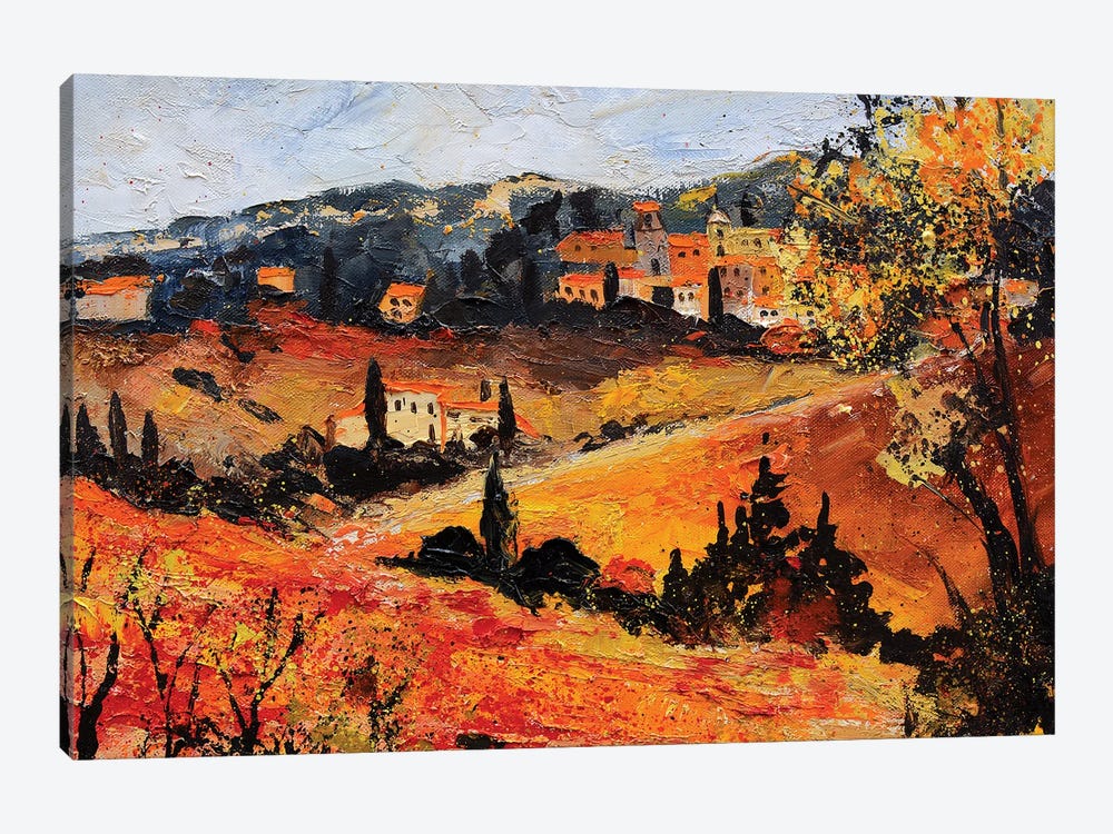 Provence in autumn by Pol Ledent 1-piece Canvas Art Print