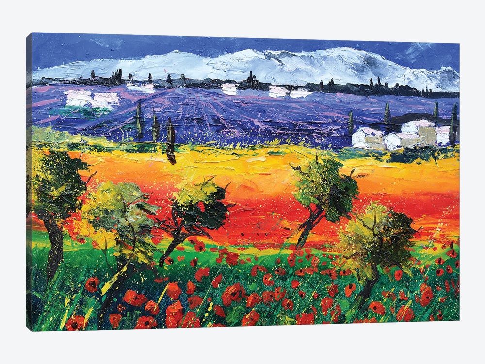 Red Poppies In Provence by Pol Ledent 1-piece Art Print