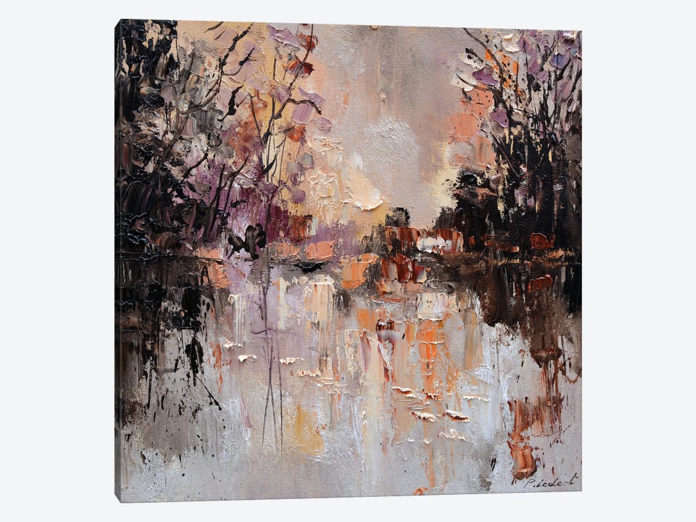 Pond In Autumn by Pol Ledent 1-piece Canvas Art Print
