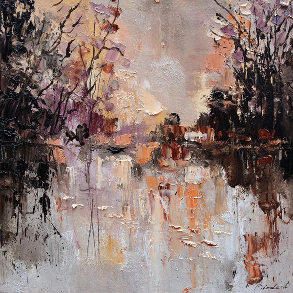 Ponds: Pond In Autumn by Pol Ledent