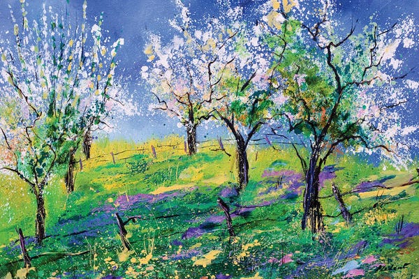 All Things Van Gogh: Orchard In Spring by Pol Ledent