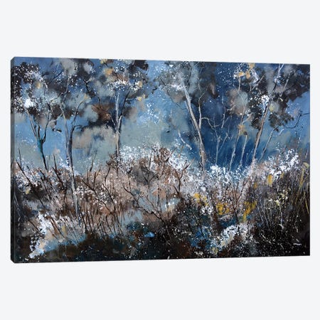 Winter In The Wood Canvas Print #LDT1} by Pol Ledent Canvas Wall Art