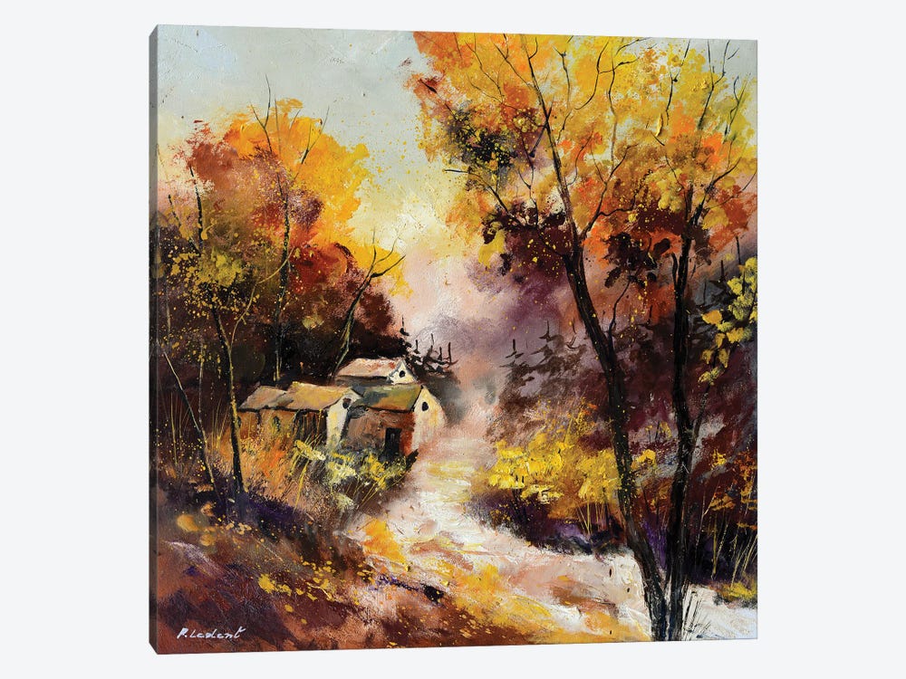 Misty Autumn by Pol Ledent 1-piece Canvas Art Print