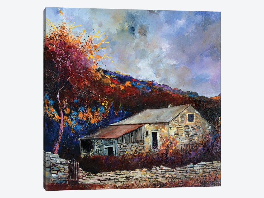 Old Countryhouse by Pol Ledent 1-piece Canvas Wall Art