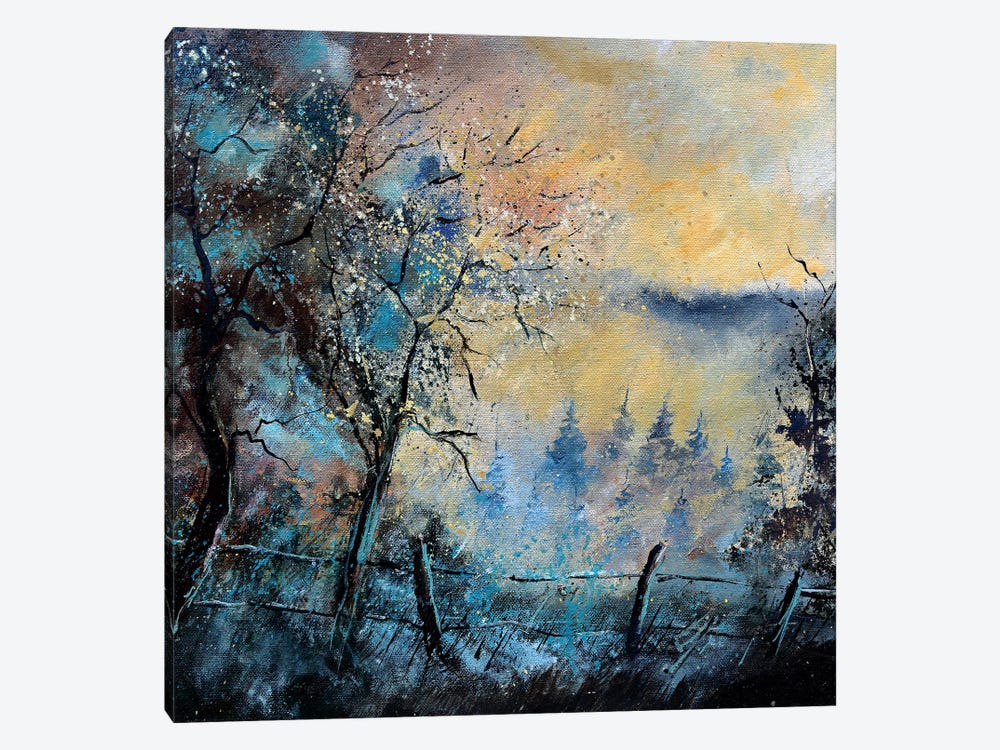 Misty Blue Morning by Pol Ledent 1-piece Canvas Art