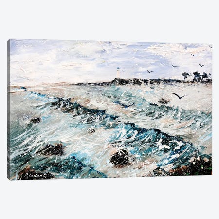Seascape Canvas Print #LDT219} by Pol Ledent Canvas Print