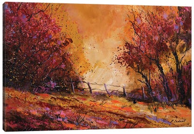 Autumn Light Canvas Art Print - Pol Ledent