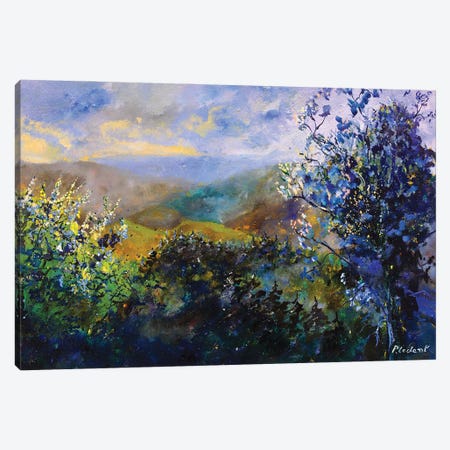 Looking At The Hills Canvas Print #LDT228} by Pol Ledent Canvas Art