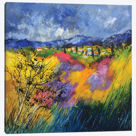 Windy Provence Canvas Print #LDT26} by Pol Ledent Canvas Wall Art