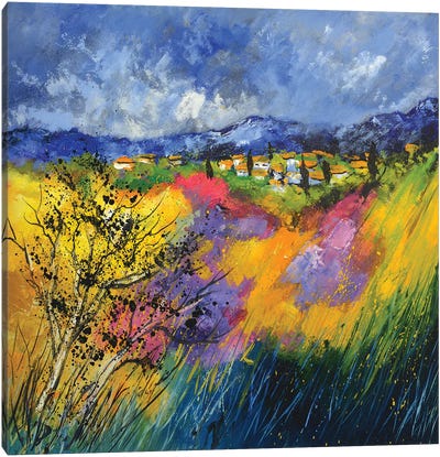 Windy Provence Canvas Art Print - Provence