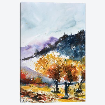 Approaching Autumn Canvas Print #LDT270} by Pol Ledent Art Print