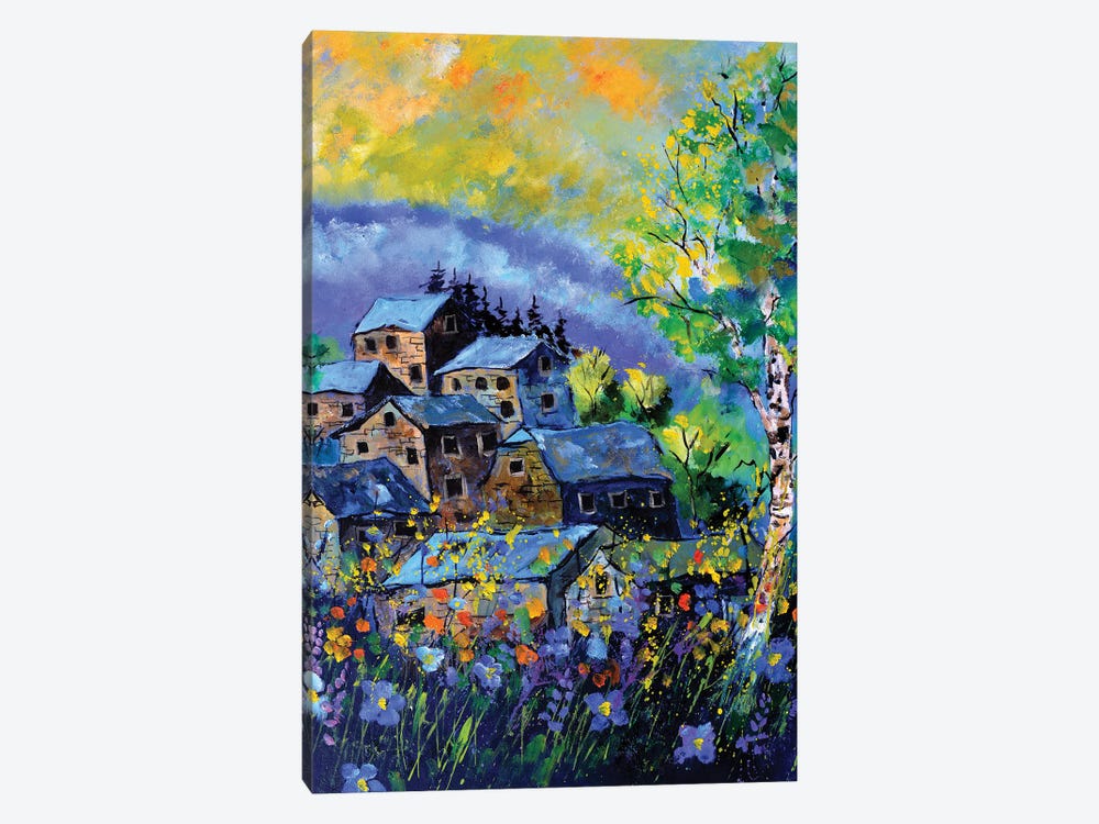 A Few Old Houses In Summer by Pol Ledent 1-piece Canvas Print