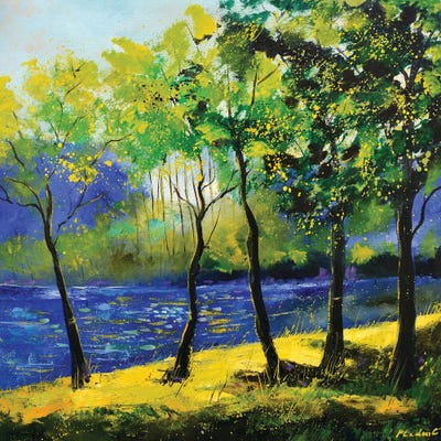 Blue River by Pol Ledent art print