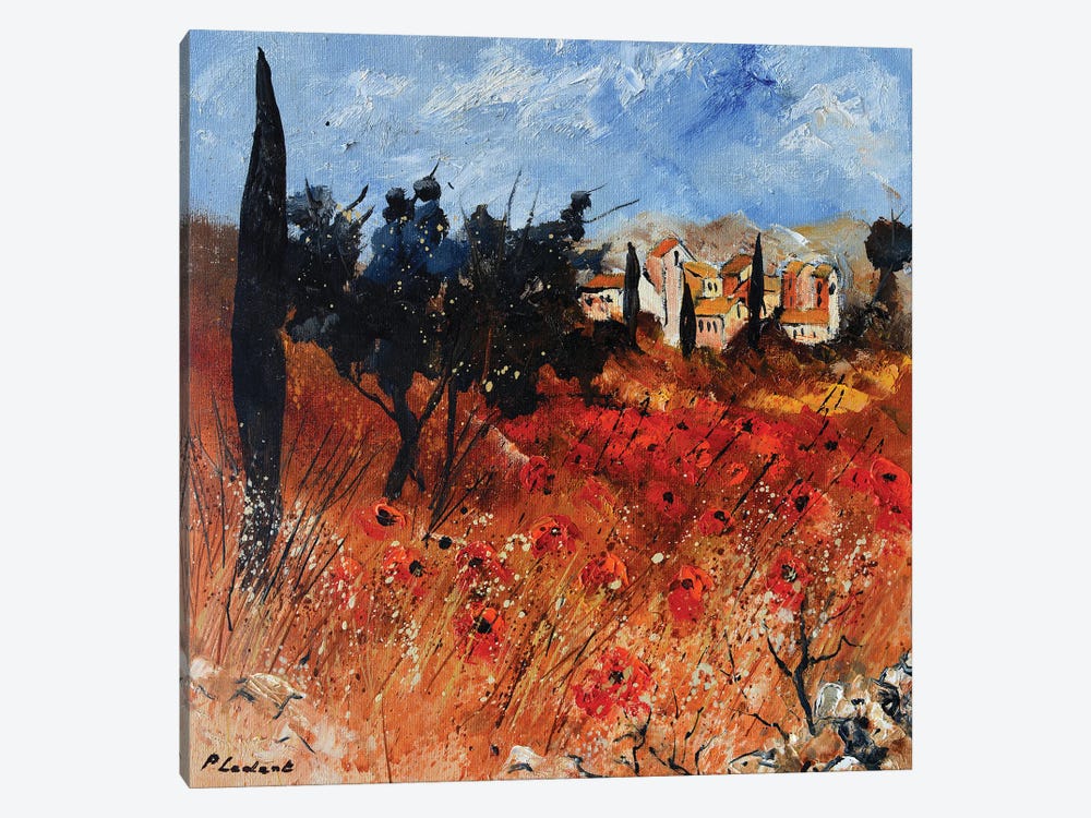 Red Provence by Pol Ledent 1-piece Canvas Wall Art