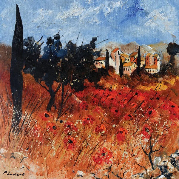 French Country Décor: Red Provence by Pol Ledent