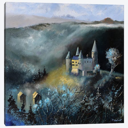 Veves Medieval Castle Canvas Print #LDT292} by Pol Ledent Canvas Art Print