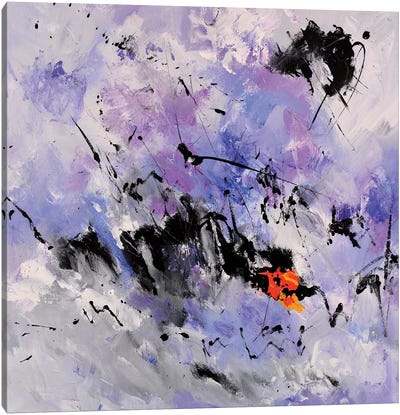 Feelings Canvas Art Print - Purple Abstract Art