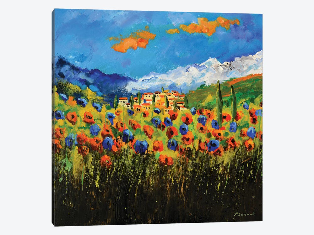 Poppies In Tuscany by Pol Ledent 1-piece Art Print
