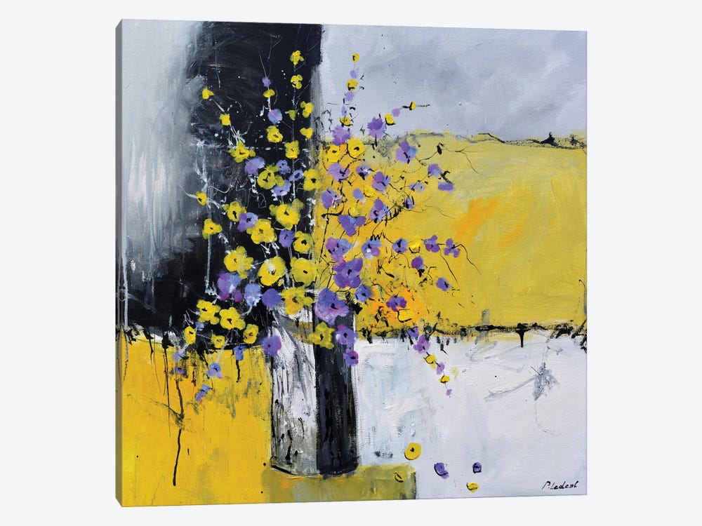 Still Life Yellow And Purple by Pol Ledent 1-piece Canvas Art Print