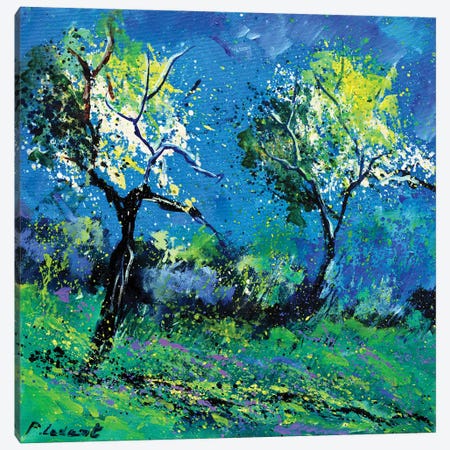 Two Trees Before The Storm Canvas Print #LDT330} by Pol Ledent Canvas Wall Art