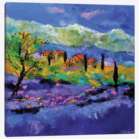 Provence And Lavender Canvas Print #LDT344} by Pol Ledent Canvas Art