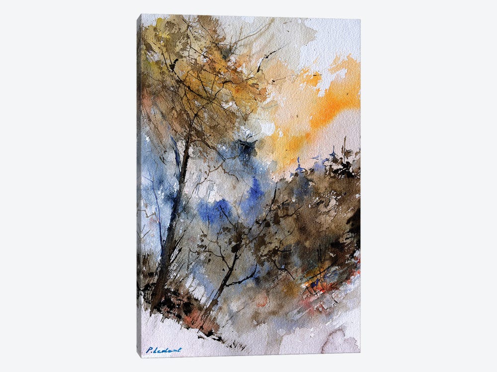 In The Wood Watercolor by Pol Ledent 1-piece Canvas Artwork