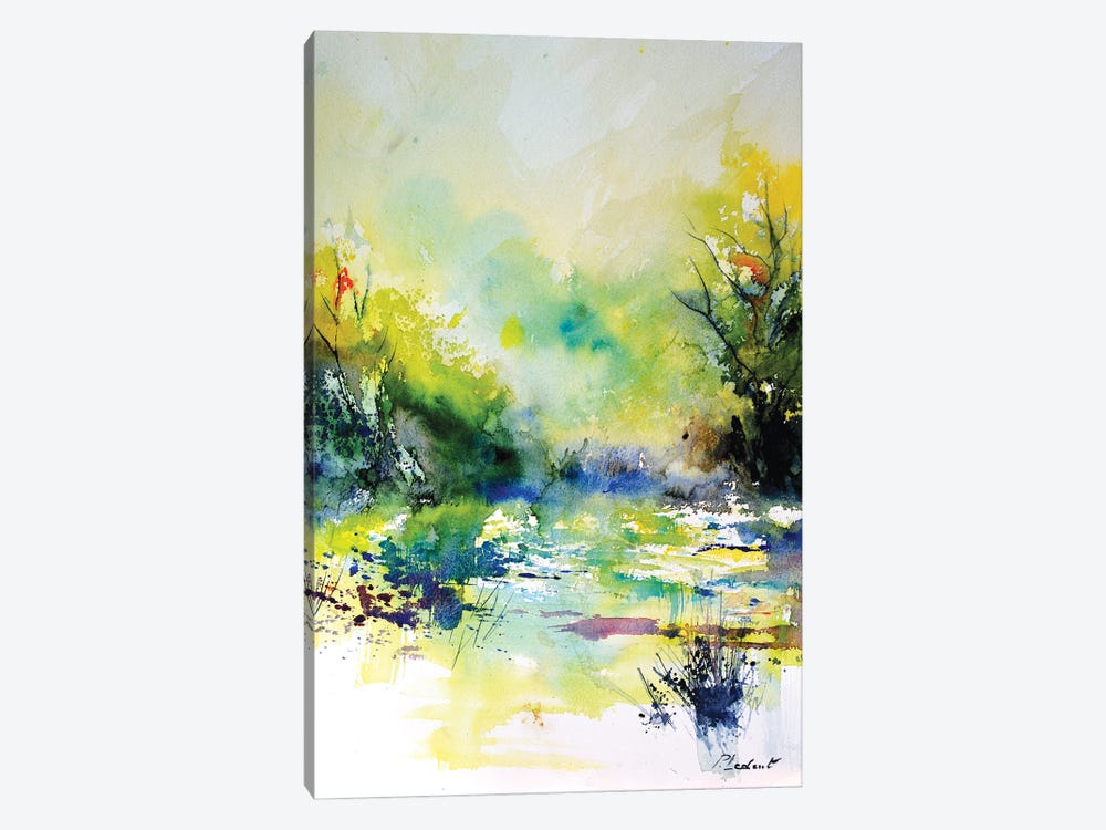 Pond Quiet Waters by Pol Ledent 1-piece Canvas Print