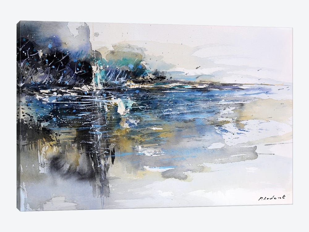 Quiet Blue Waters by Pol Ledent 1-piece Canvas Print