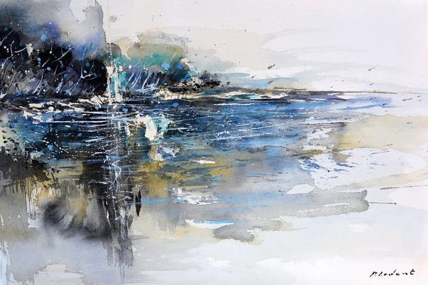 Refreshing Workspace: Quiet Blue Waters by Pol Ledent