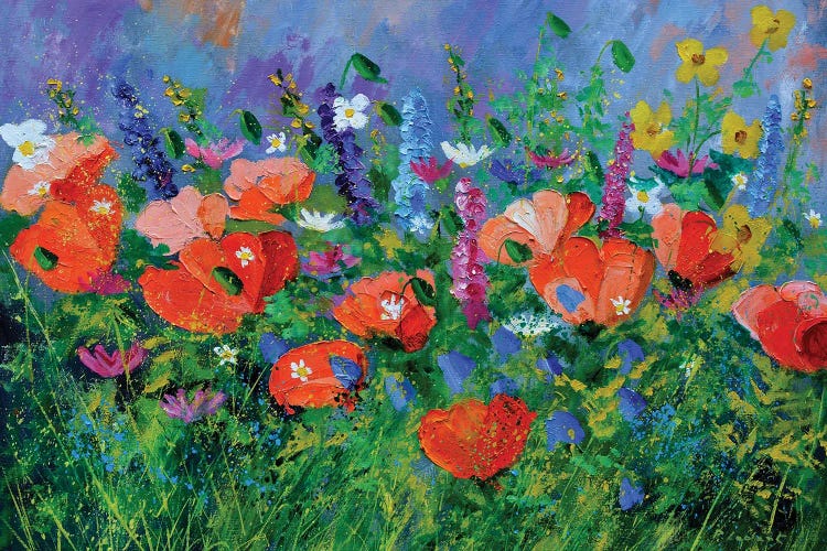 My Orange Poppies by Pol Ledent wall art