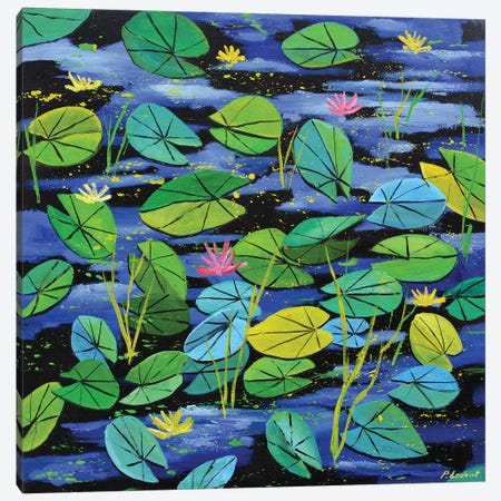 Waterlilies Canvas Print #LDT38} by Pol Ledent Canvas Art