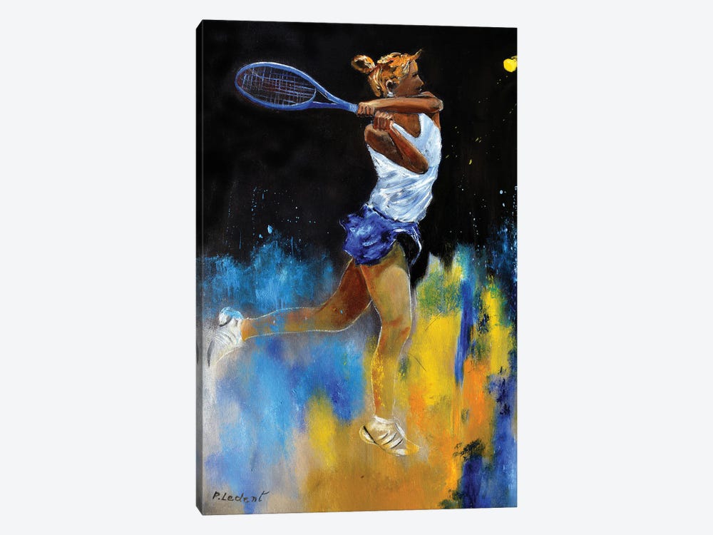 Playing Tennis by Pol Ledent 1-piece Canvas Wall Art